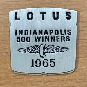 Badge Insert Indianapolis 500 Winners