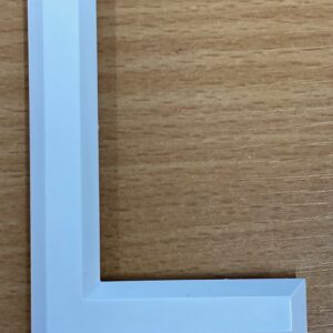 Number Plate Letter L - White