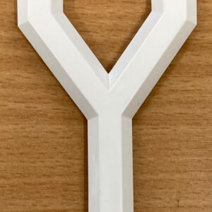 Number Plate Letter Y - White