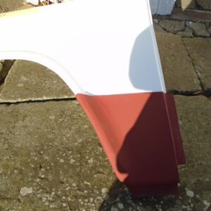 Front Wing Bottom Rear Repair Panel Steel LH - 105E - Image 2