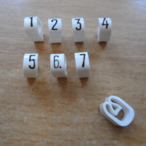 Plug Lead Number Marker 8mm Lead Only - Set Of 8 - Image 2