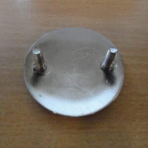 Lotus Nose Badge - Black/Silver - Image 2