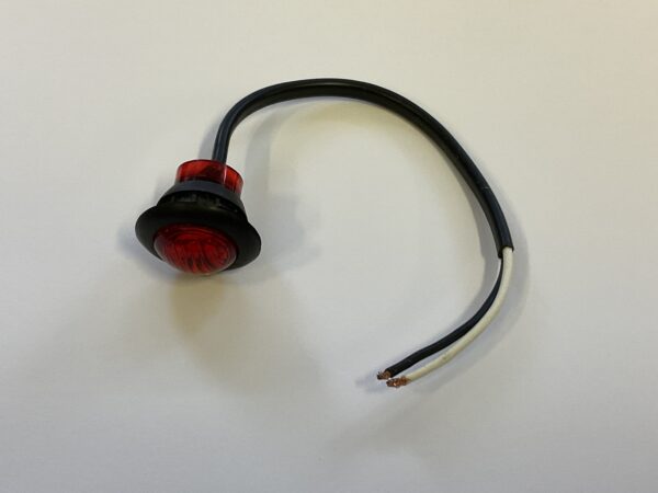 Dash Warning Lamp LED Light Red Lens