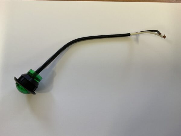 Dash Warning Lamp LED Light Green Lens