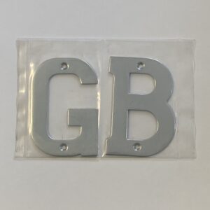 Chrome Plated GB Letters