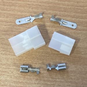 Wiring Plug 2 Way With Tab & Spade Connectors - T Shaped