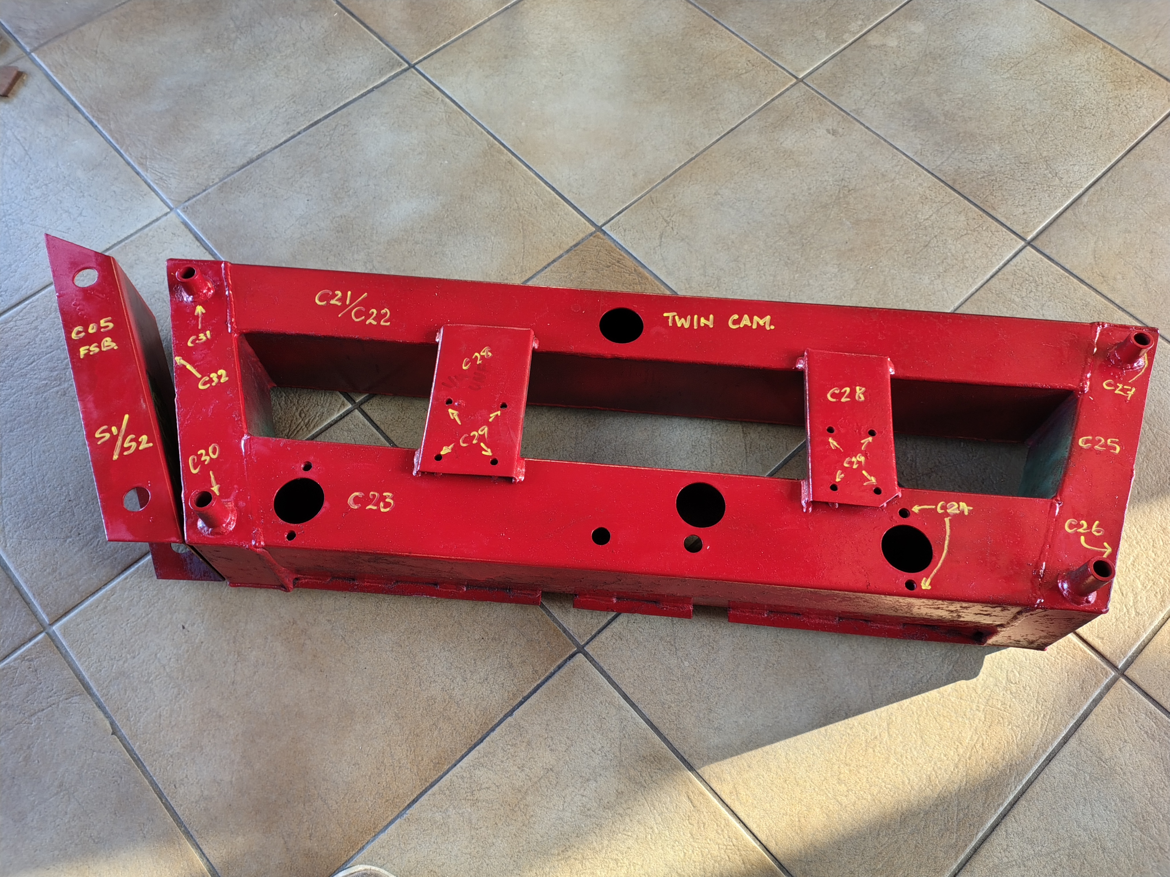 Chassis 'bulk head' Spyder Design. S1/S2 Renault. - Image 2