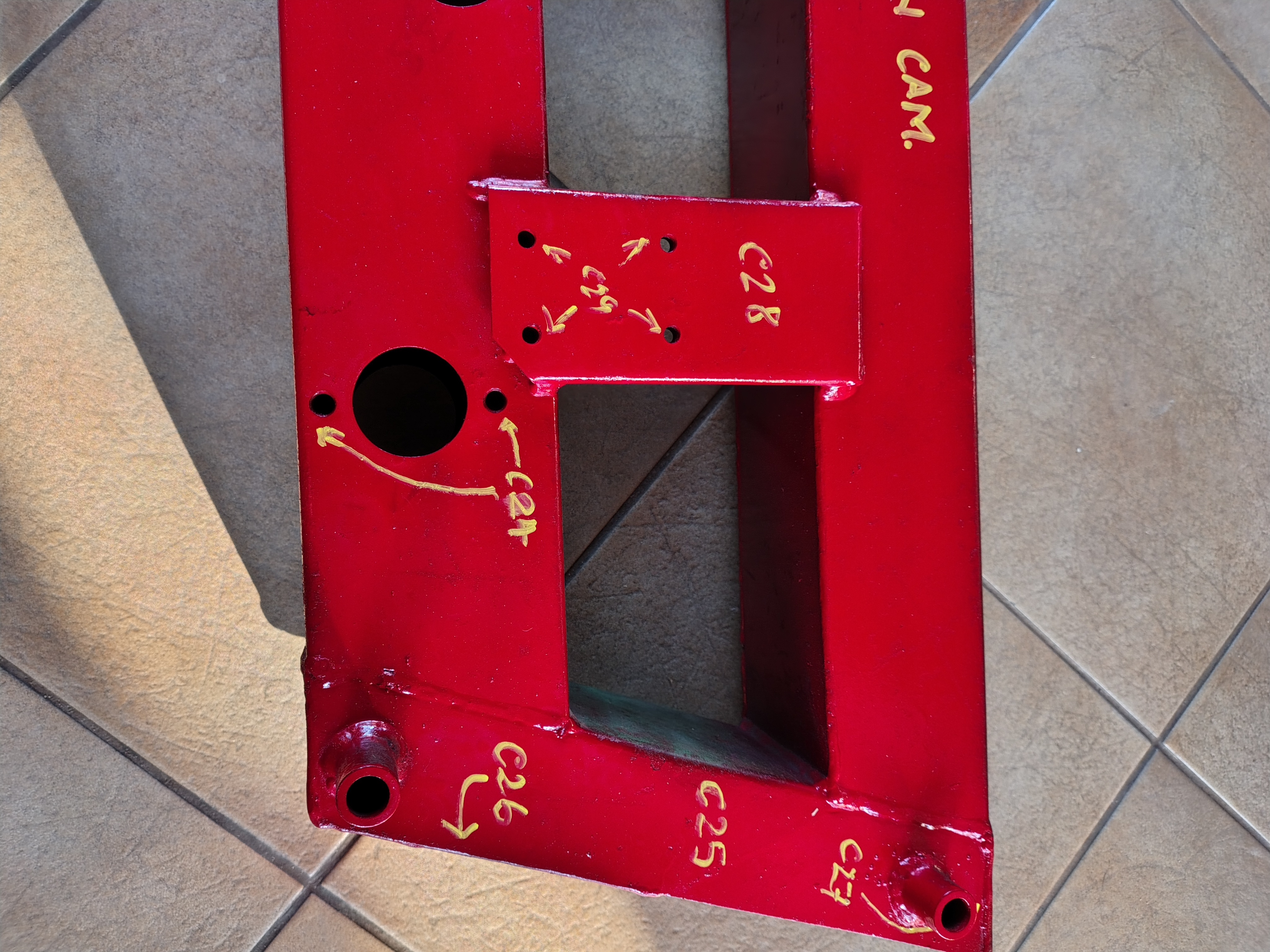 Chassis 'bulk head' Spyder Design. Twin Cam - Image 2